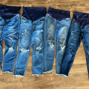 Size 29 pink blush maternity jeans